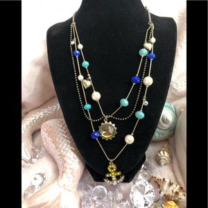 Vintage Betsey Johnson Anchors Away Necklace